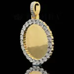 Royal Photo Circle Pendant - C Ca Ff C E C Ba Cd