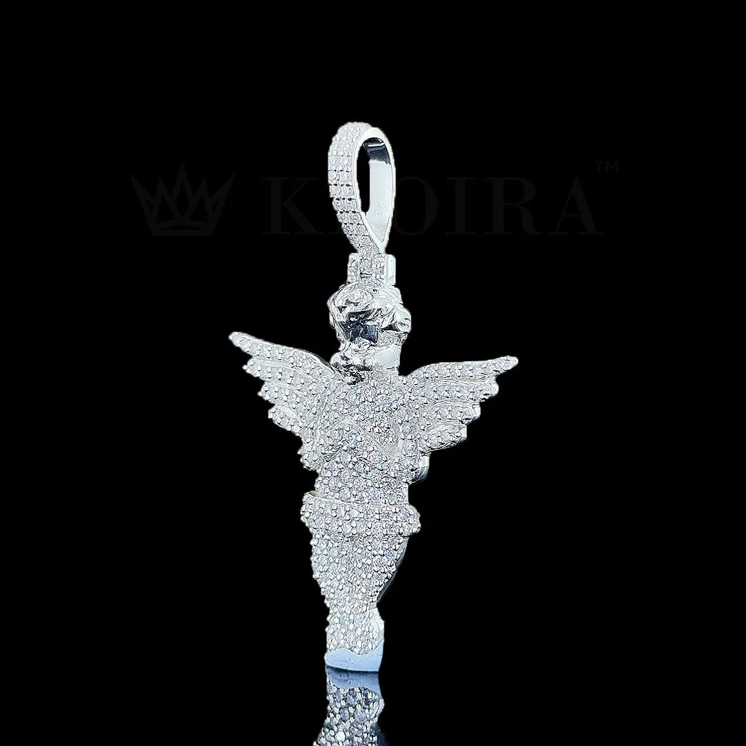 Angelic Divine Wings Pendant - Bf D Ba B A B Fb