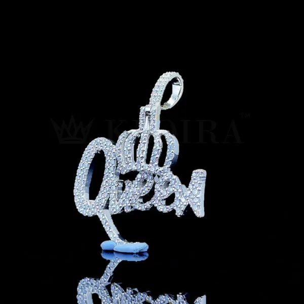 Regal Queen's Crown Pendant - 