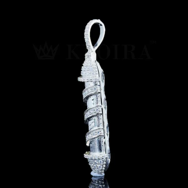 Diamond Spiral Tower Pendant - Ce Ee Bc A Cd A