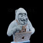 Mysterious Hacker Icon Pendant - 