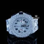 AP Camo Rubber Strap Iced Out Moissanite Diamond Watch