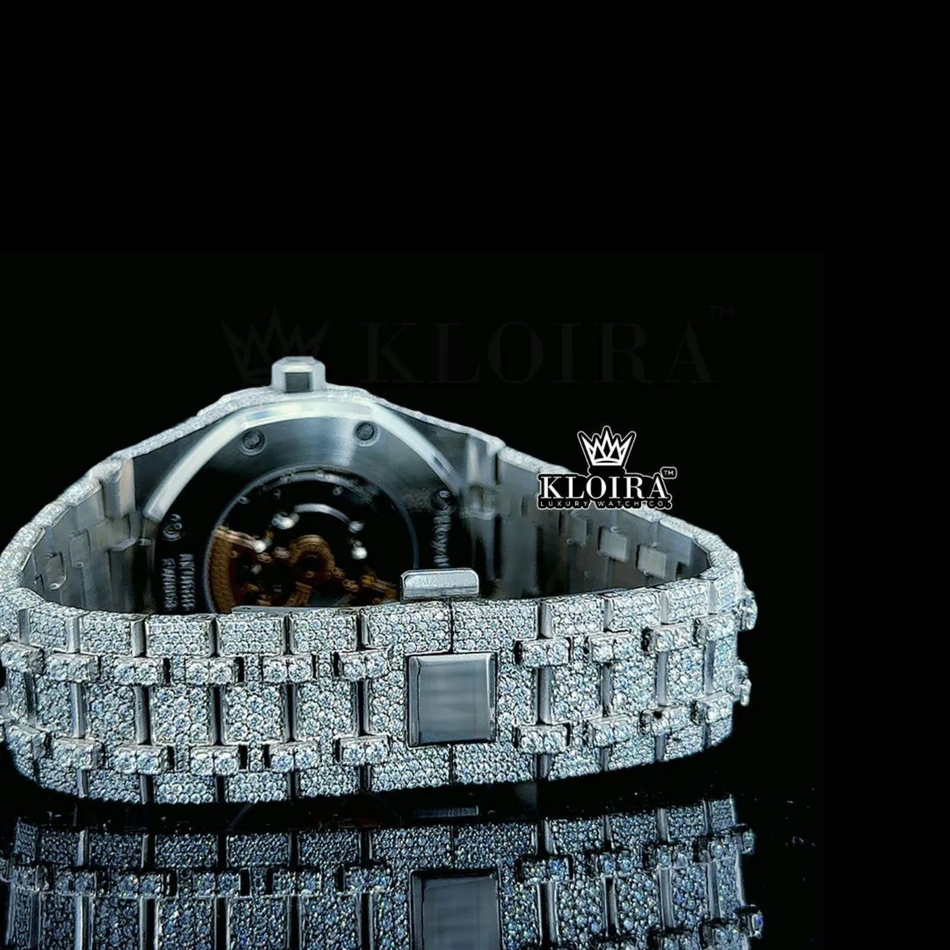 AP Moissanite Watch Caseback View