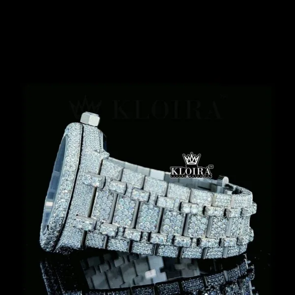 AP Moissanite Watch Left Side Bracelet View
