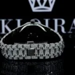 AP Skeleton Dial Full Iced Out Natural Diamond Watch Caseback View