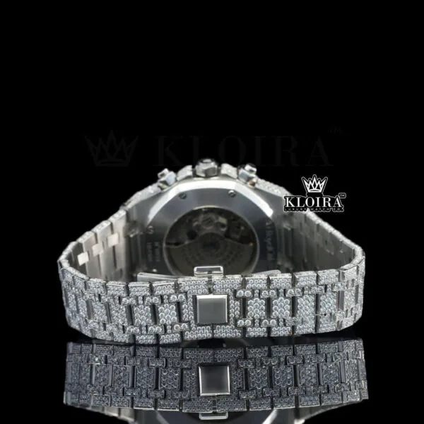 AP Watch Moissanite Diamonds Caseback View