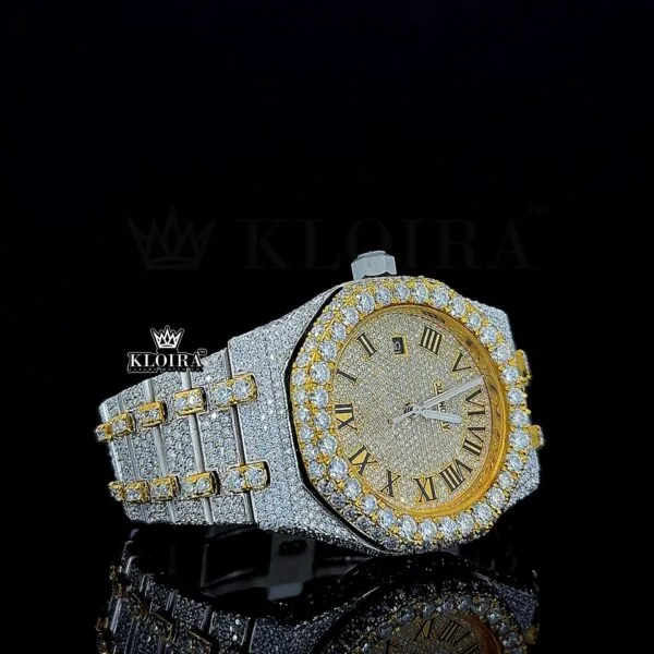 Audemars Piguet Moissanite Watch Right Profile View
