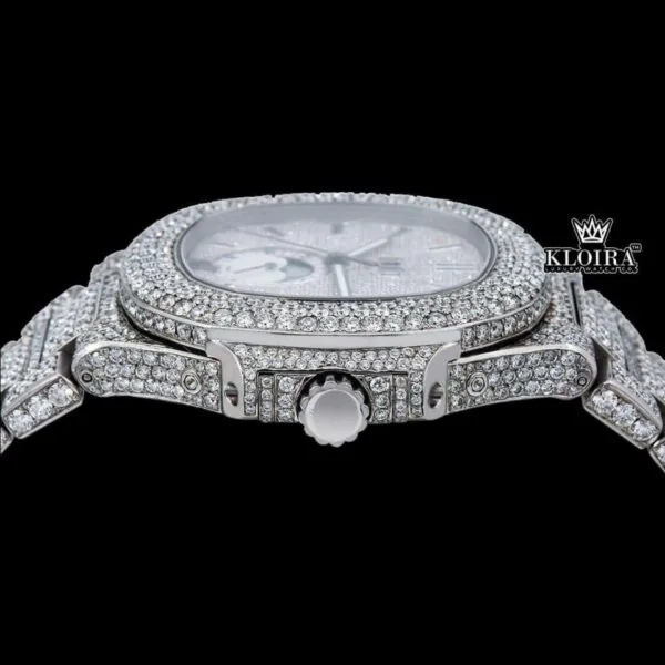 Best Patek Philippe Moissanite Watch Crown View