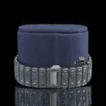 Black Moissanite Cartier Watch Bracelet View