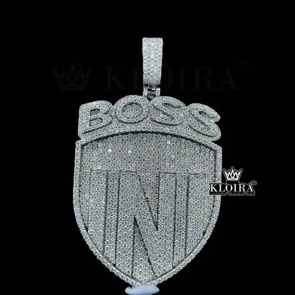 Boss Status Medallion Pendant Closeup Front
