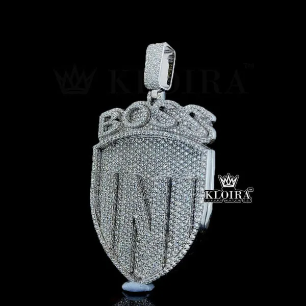 Boss Status Medallion Pendant Closeup Left