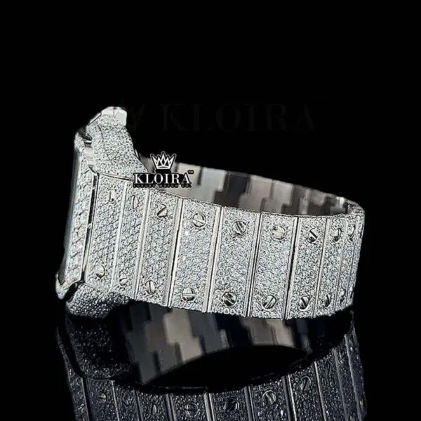 Cartier Moissanite Watch Left Side View