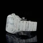 Cartier Moissanite Watch Right Side Strap View