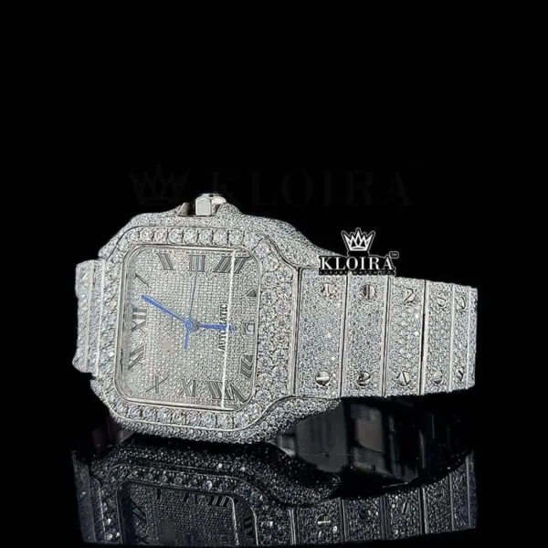 Cartier Moissanite Watch Right Strap View