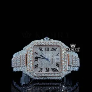 Cartier Watch Bust Down Moissanite
