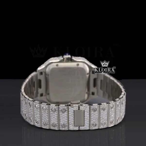 Cartier Watch Moissanite Diamonds Cashback View