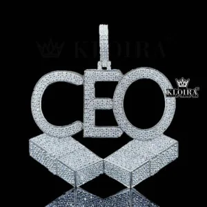 CEO Diamond Blocks Pendant