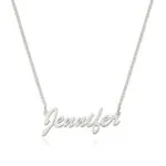Luster Custom Name Pendant Necklace in 14K Gold