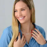 Custom Classic Name Pendant Necklace in 14K Gold