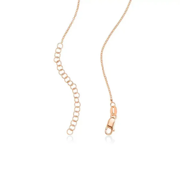 Custom Engraved Name Pendant Necklace in 14K Gold
