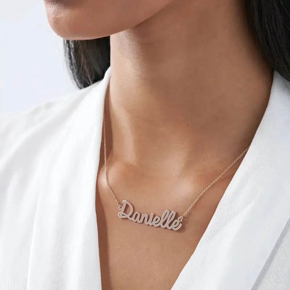 Custom Exclusive Name Pendant in 14K Gold