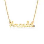 Custom Exclusive Name Pendant in 14K Gold