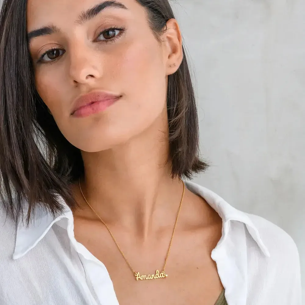 Custom Exclusive Name Pendant in 14K Gold