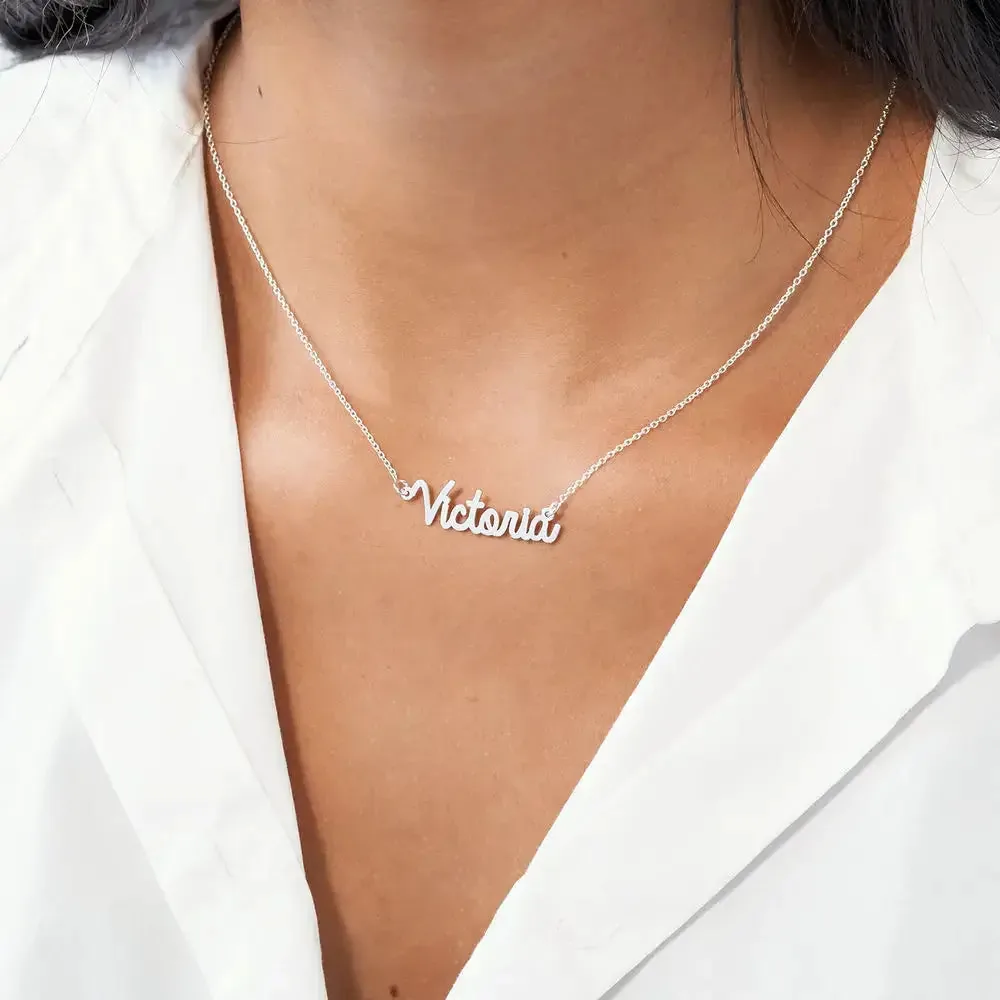 Custom Exclusive Name Pendant in 14K Gold