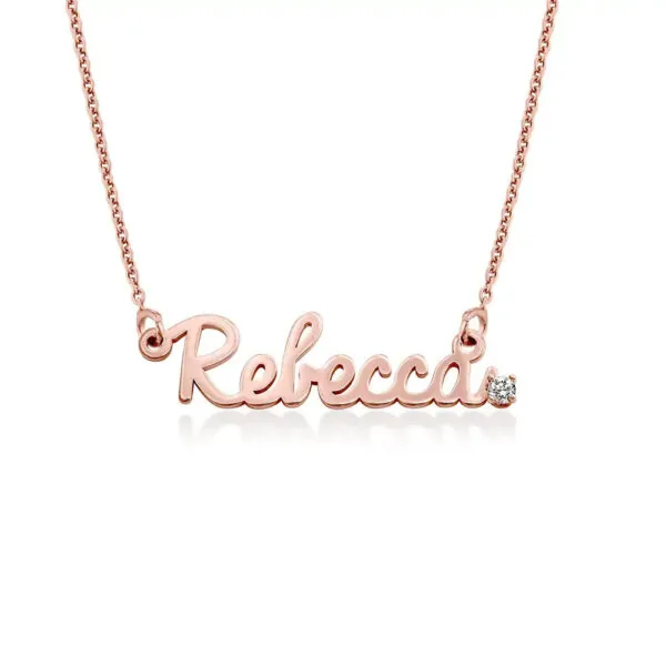 Custom Exclusive Name Pendant in 14K Gold