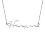 Custom Handcrafted Name Pendant in 14K Gold
