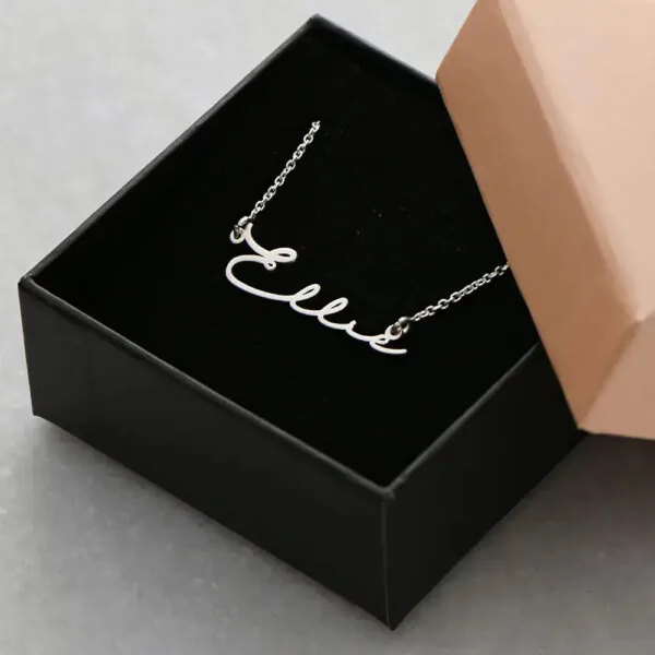 Custom Handcrafted Name Pendant in 14K Gold