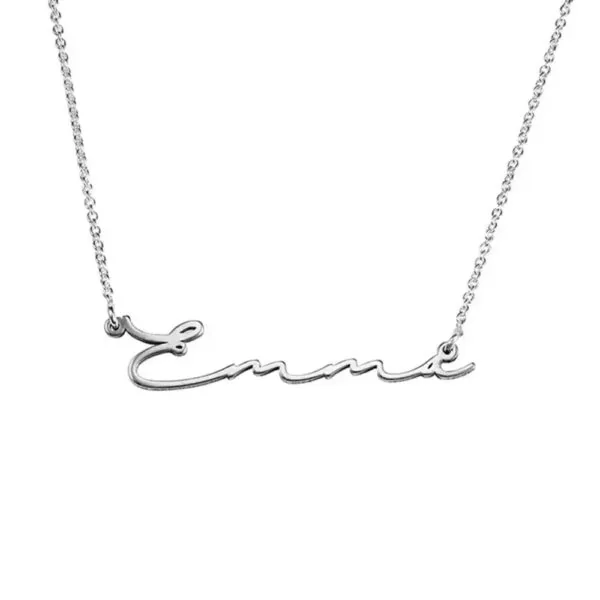 Custom Handcrafted Name Pendant in 14K Gold