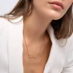 Custom Name Pendant Necklace in 14K Gold
