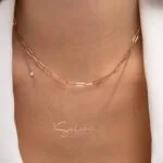 Custom Name Pendant Necklace in 14K Gold