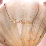 Custom Name Pendant Necklace in 14K Gold