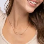 Custom Name Pendant Necklace in 14K Gold