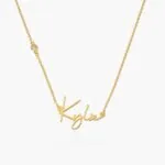 Custom Name Pendant Necklace in 14K Gold
