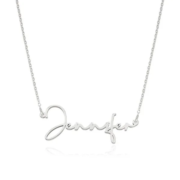Custom Name Pendant Necklace in 14K Gold