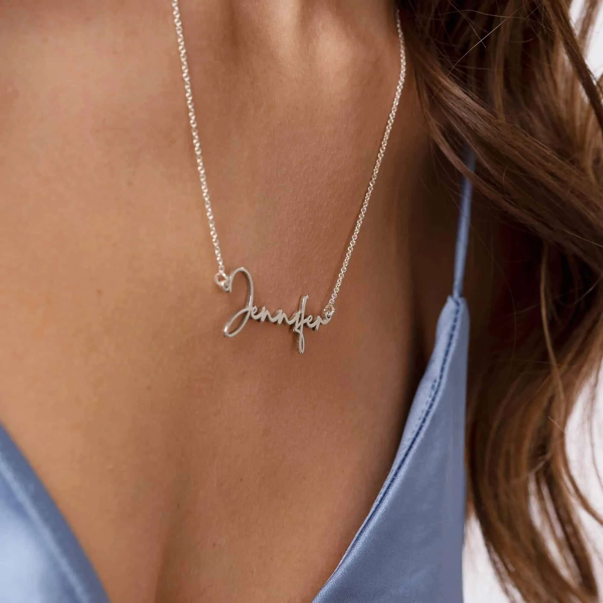 Custom Name Pendant Necklace in 14K Gold
