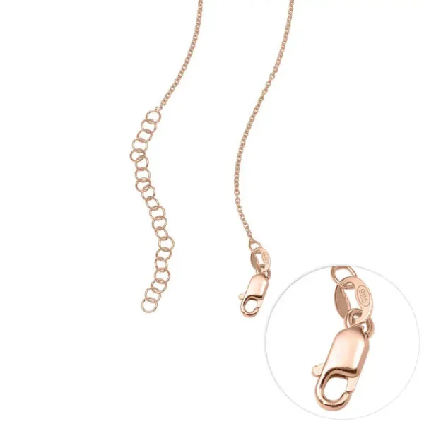 Custom Ornate Name Pendant Necklace in 14K Gold