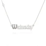 Custom Signature Name Pendant Necklace in 14K Gold