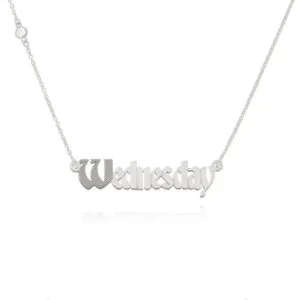 Custom Signature Name Pendant Necklace in 14K Gold
