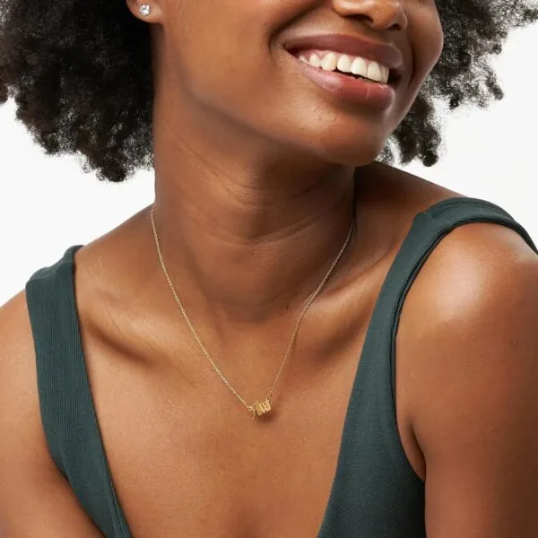 Custom Signature Name Pendant Necklace in 14K Gold