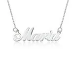Flourish Custom Name Pendant Necklace in 14K Gold