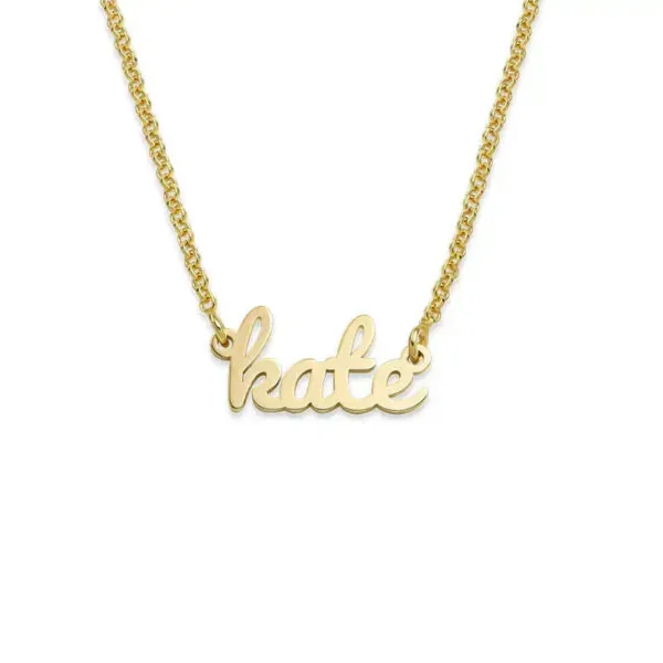 Custom Unique Name Pendant in 14K Gold