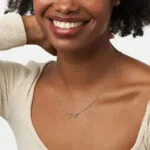 Custom Graceful Name Pendant in 14K Gold