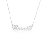 Flair Custom Name Pendant Necklace in 14K Gold