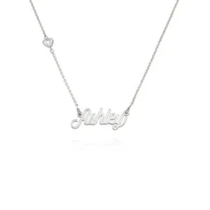 Gleam Custom Name Pendant in 14K Gold