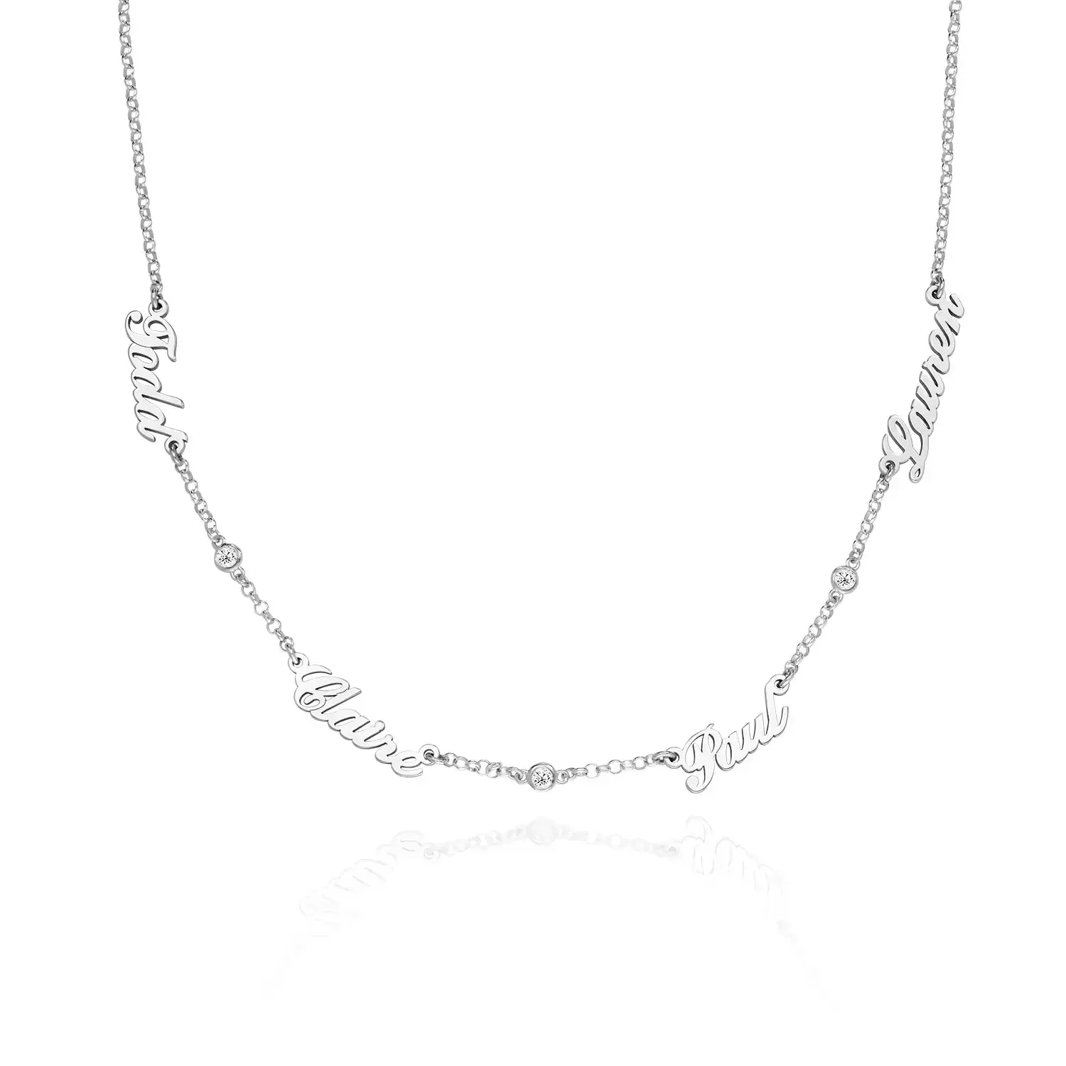 Customize Signature Name Pendant Necklace in 14K Gold