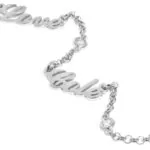 Customize Signature Name Pendant Necklace in 14K Gold
